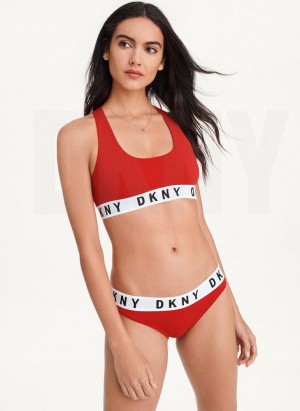 Σουτιέν DKNY Cozy Boyfriend Racerback γυναικεια κοκκινα | Greece_D0332