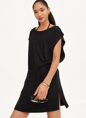 Μαγιό DKNY Open Side Tunic γυναικεια μαυρα | Greece_D0477