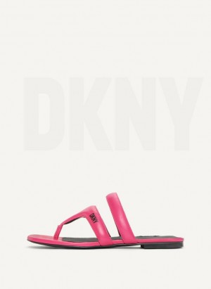 Σαγιοναρεσ DKNY Puffy λουρακια Στρινγκ γυναικεια ροζ | Greece_D0158