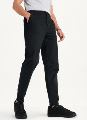 Παντελονι DKNY Slim Chino ανδρικα μαυρα | Greece_D1830