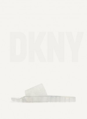 Σαγιοναρεσ DKNY Tinzli Jelly γυναικεια ασπρα | Greece_D0210