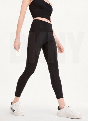 Κολαν DKNY Ultra Compression High Waisted Tight γυναικεια μαυρα | Greece_D0113