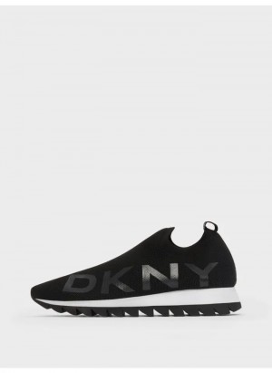 Αθλητικα Παπουτσια DKNY Azer - Slip On Runner γυναικεια μαυρα | Greece_D1207