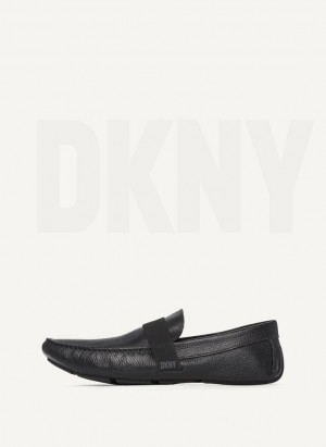 Αθλητικα Παπουτσια DKNY Modern λουρακια Driver ανδρικα μαυρα | Greece_D0623