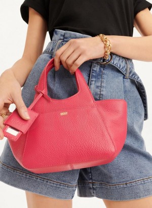 τσάντεσ χιαστί DKNY The Mini Effortless Tote γυναικεια κοκκινα | Greece_D0206