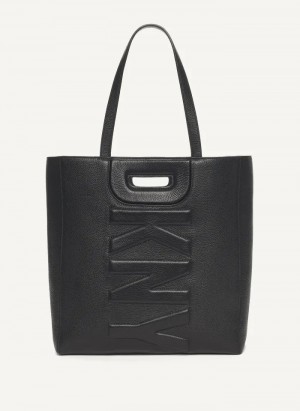 τσάντεσ tote DKNY Metro δερματινα Editorial γυναικεια μαυρα | Greece_D0645