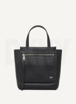 τσάντεσ tote DKNY Pax North-South γυναικεια μαυρα ασημι | Greece_D0663