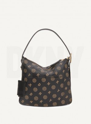 τσάντεσ tote DKNY The Small Logo Optimist γυναικεια μαυρα | Greece_D1331