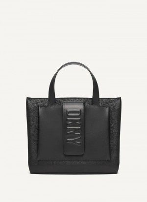 τσάντεσ tote DKNY Uptown Exotic δερματινα Small γυναικεια μαυρα | Greece_D1974