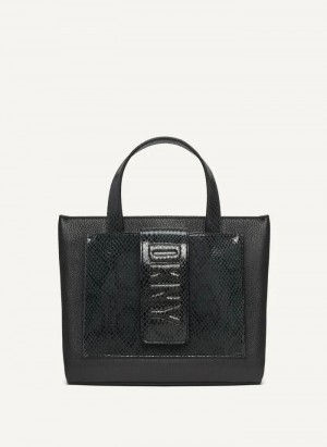 τσάντεσ tote DKNY Uptown Exotic δερματινα Small γυναικεια μαυρα | Greece_D0705