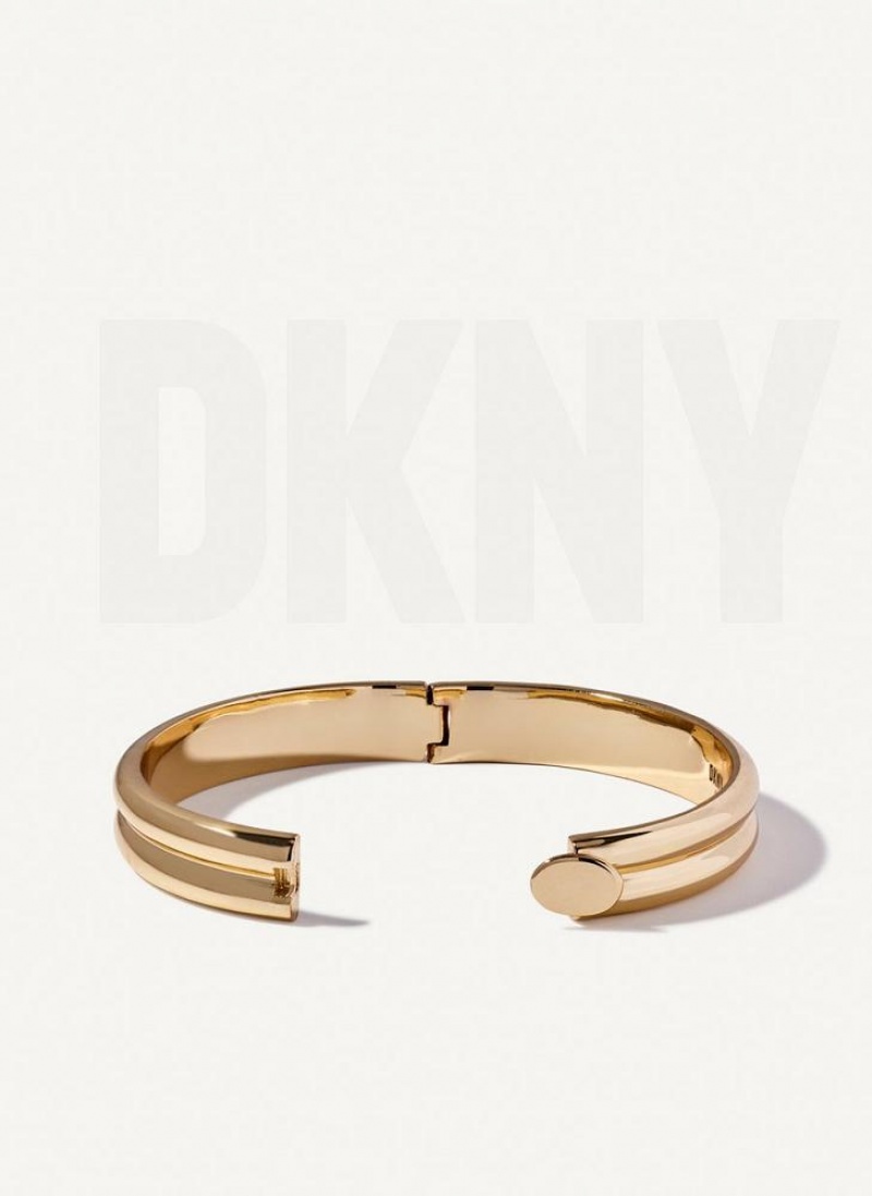 Bangle DKNY Rounded γυναικεια χρυσο χρωμα | Greece_D1373