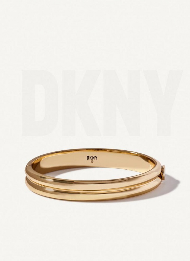 Bangle DKNY Rounded γυναικεια χρυσο χρωμα | Greece_D1373