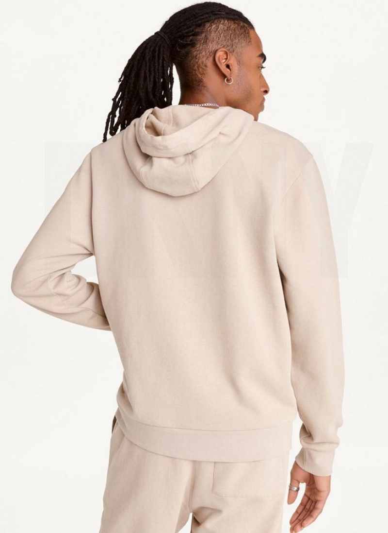 Hoodies DKNY French Terry ανδρικα Χακί | Greece_D0396