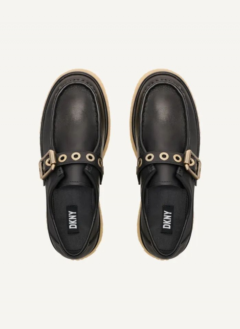 Loafers DKNY Autumn γυναικεια μαυρα | Greece_D1898