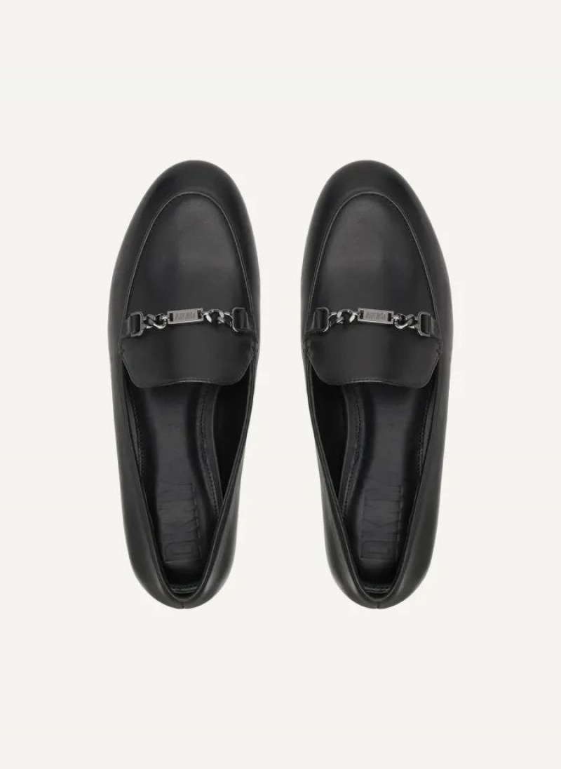 Loafers DKNY Leona γυναικεια μαυρα | Greece_D0323