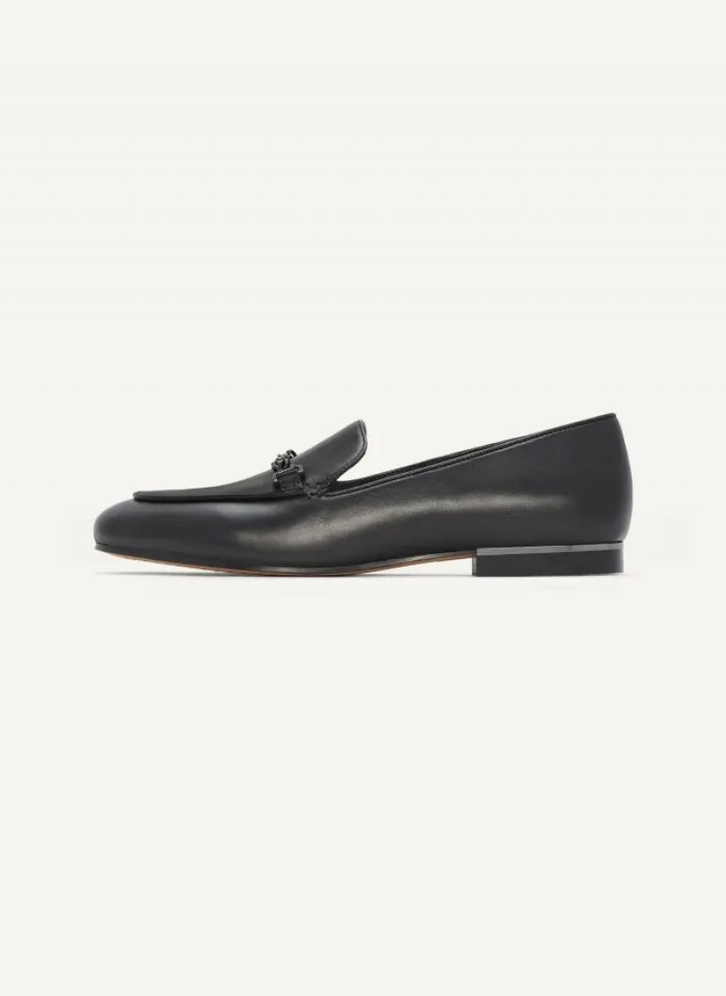 Loafers DKNY Leona γυναικεια μαυρα | Greece_D0323