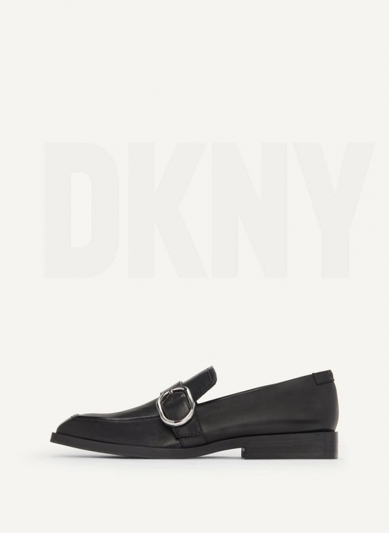 Loafers DKNY πόρπης γυναικεια μαυρα | Greece_D1540