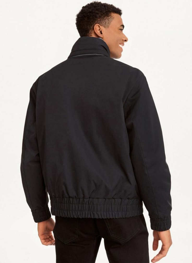 Μπουφαν DKNY 4 Pocket Bomber ανδρικα μαυρα | Greece_D1907