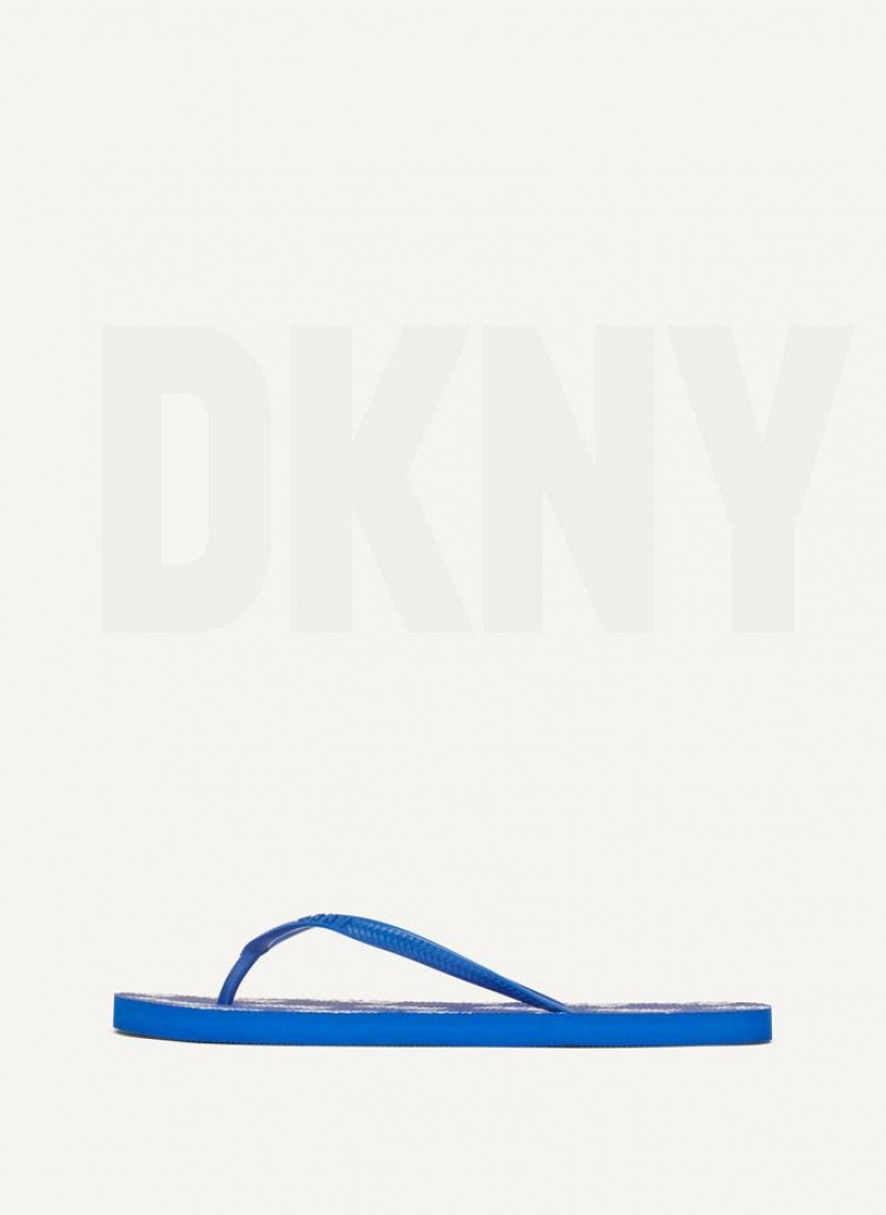 Σαγιοναρεσ DKNY Allover Logo ανδρικα μπλε | Greece_D0823