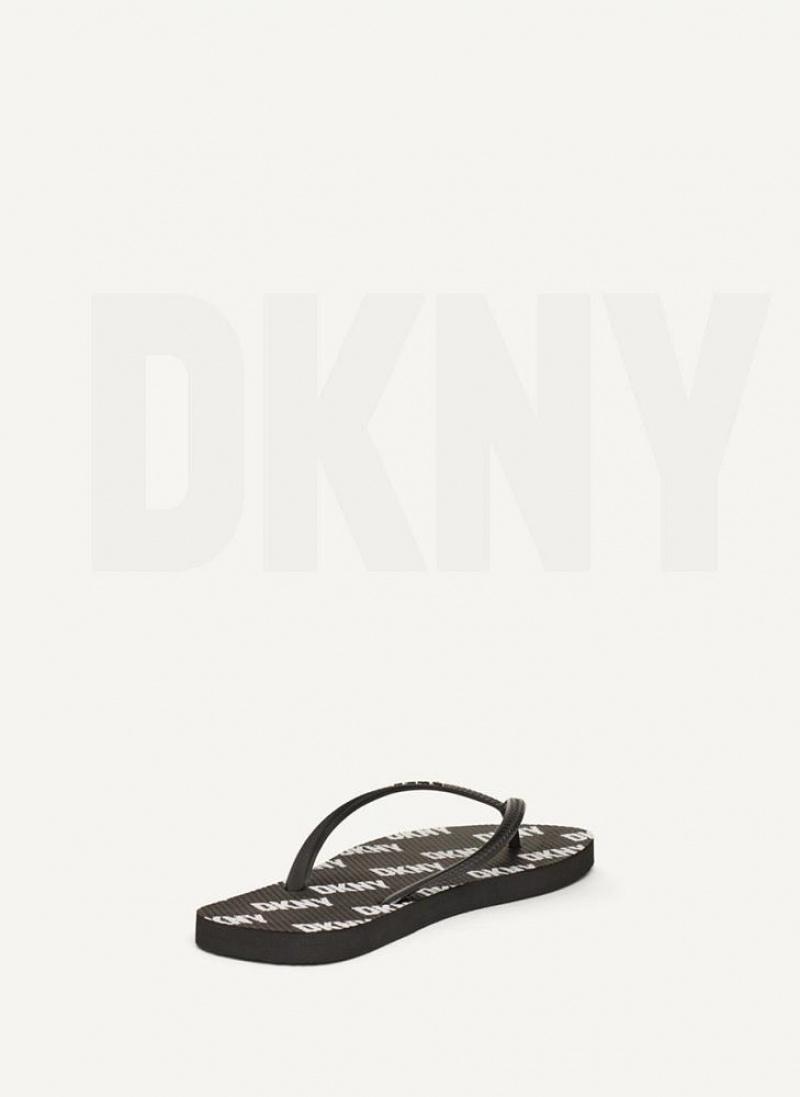 Σαγιοναρεσ DKNY Allover Logo ανδρικα μαυρα | Greece_D1172