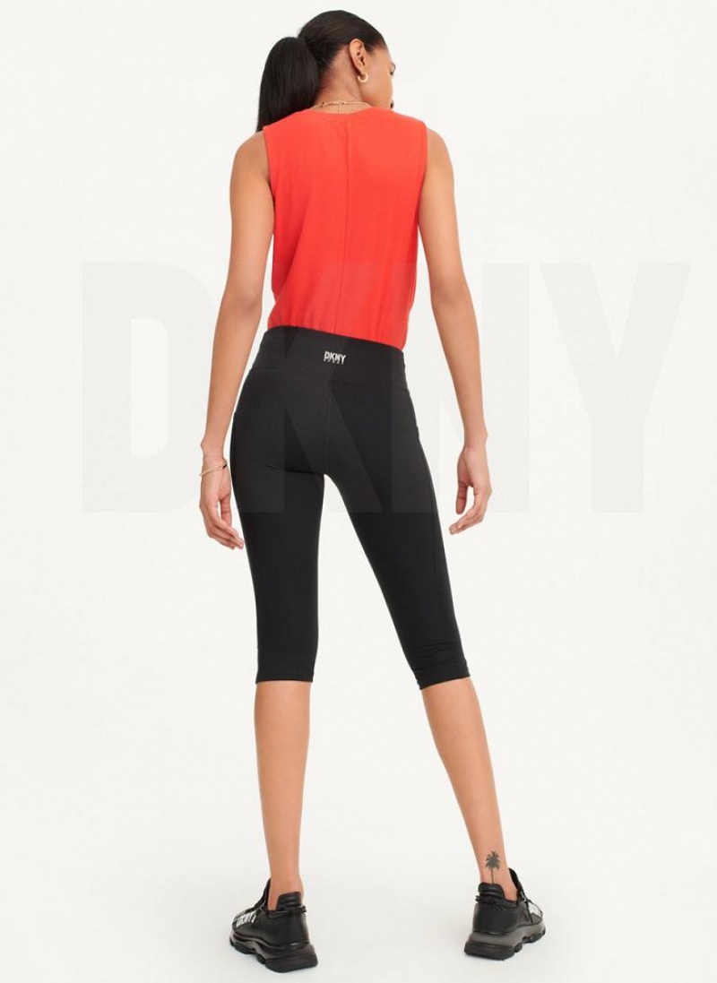 Κολαν DKNY Balance Compression Pedal Pusher γυναικεια μαυρα | Greece_D1843