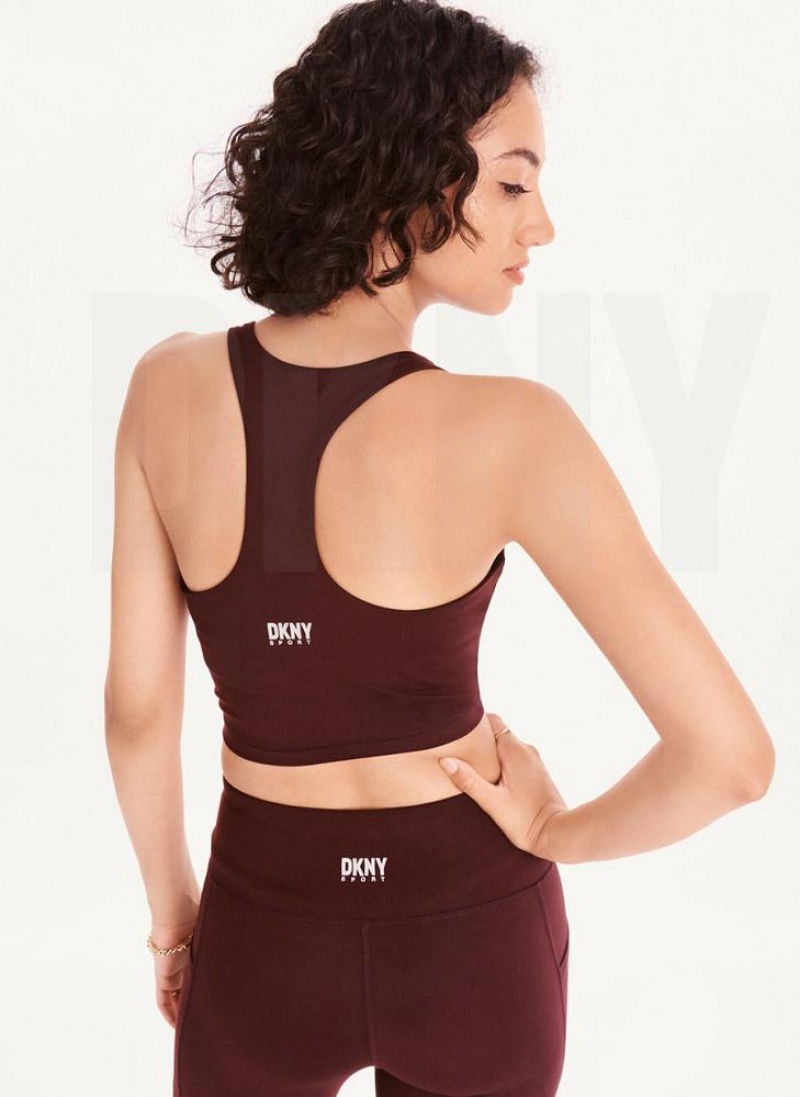 Κολαν DKNY Balance High waist γυναικεια μπορντο | Greece_D1066