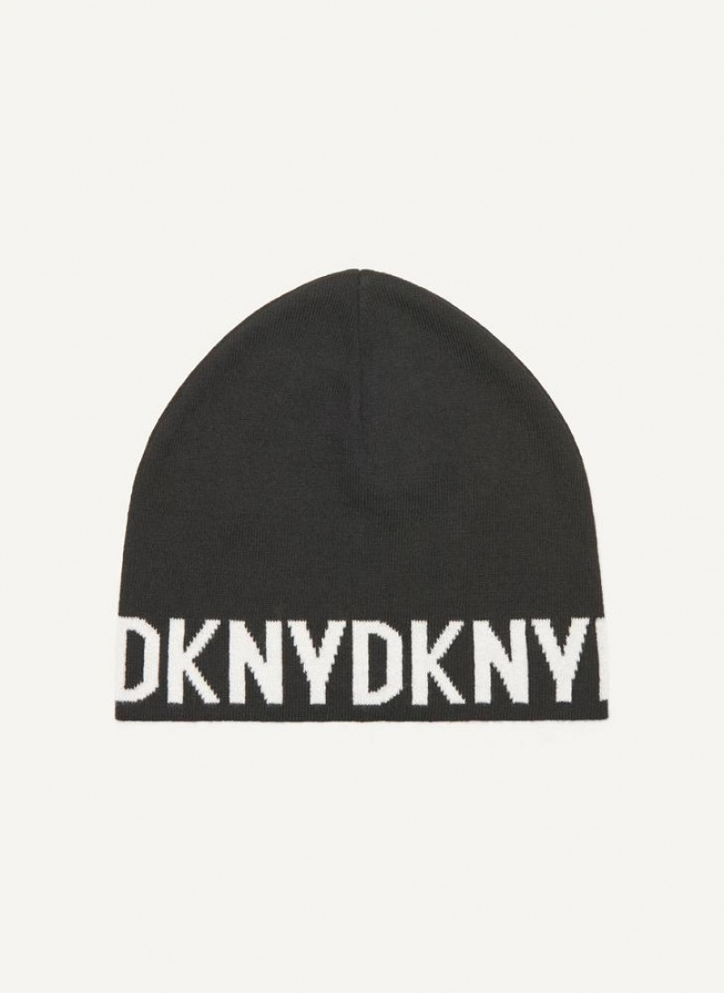 Σκουφακι DKNY Brim Logo ανδρικα μαυρα | Greece_D1122