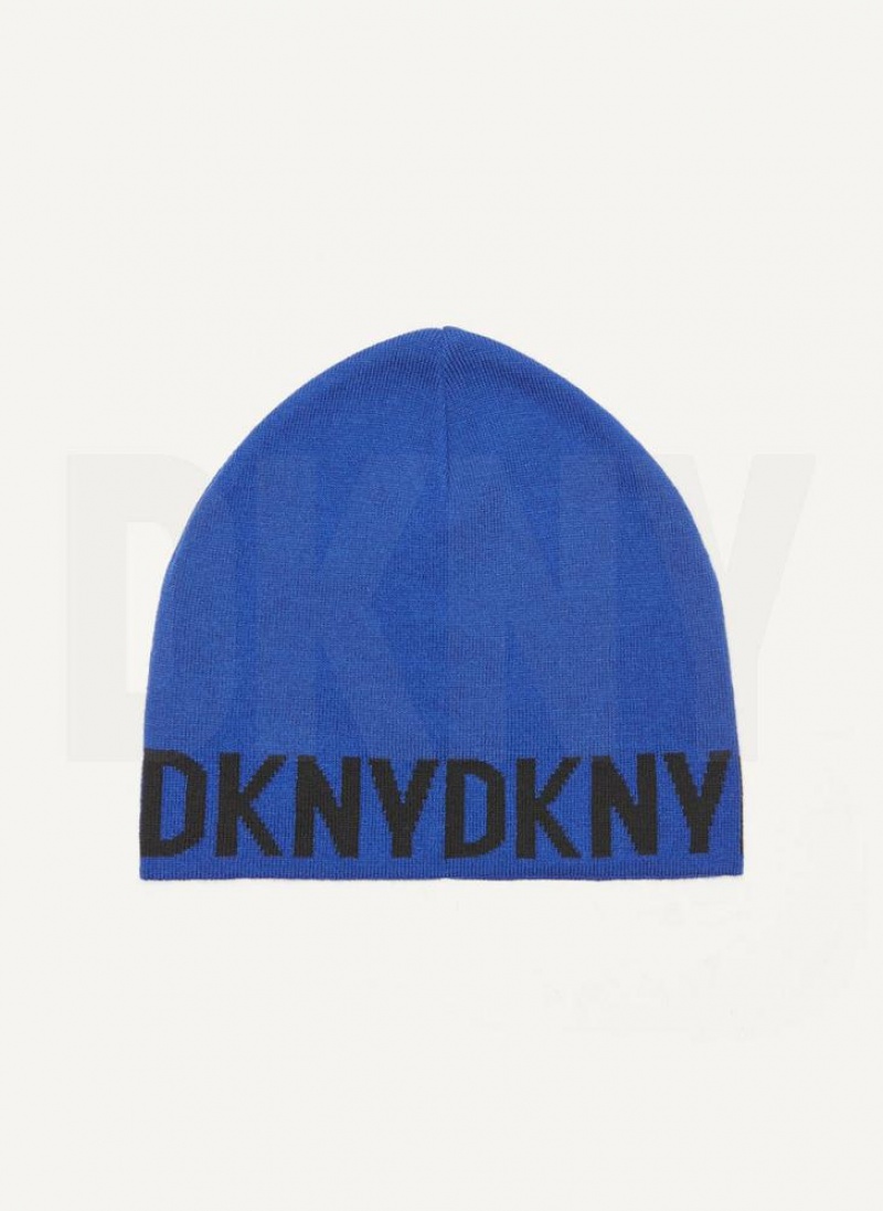 Σκουφακι DKNY Brim Logo ανδρικα βαθυ μπλε | Greece_D1123