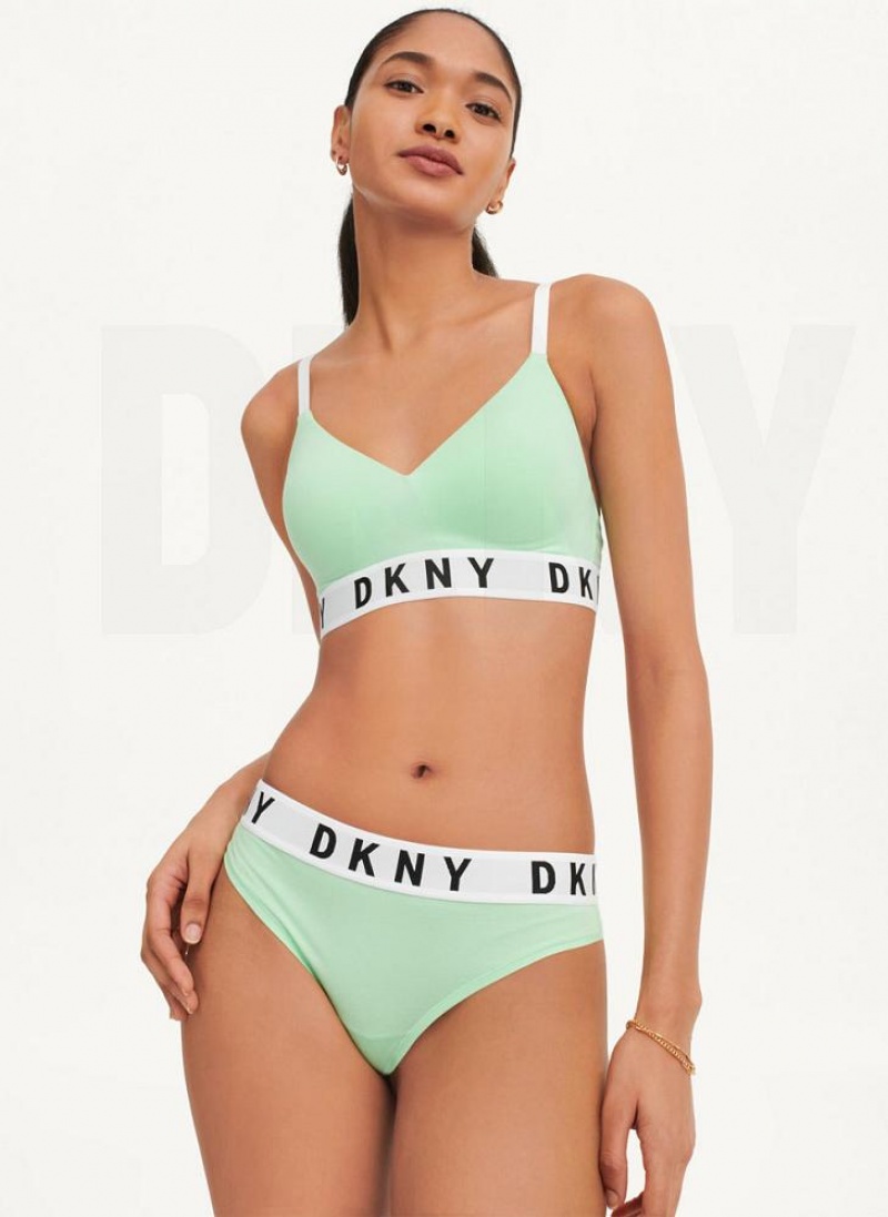 Στρινγκ DKNY Cozy BF γυναικεια πρασινο | Greece_D1255