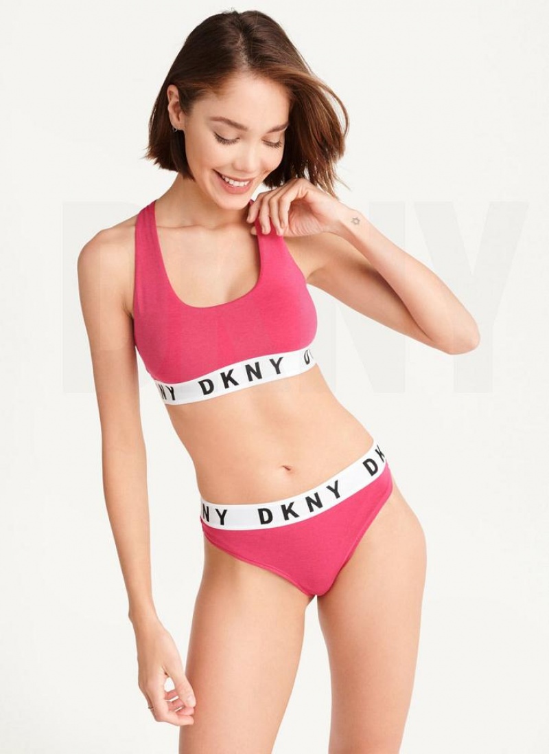 Στρινγκ DKNY Cozy BF γυναικεια ροζ | Greece_D1667