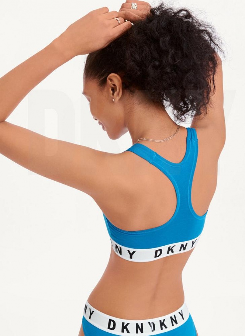 Σουτιέν DKNY Cozy Boyfriend Racerback γυναικεια μπλε | Greece_D1752