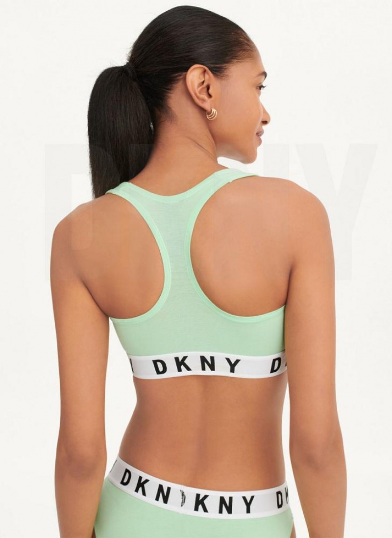 Σουτιέν DKNY Cozy Boyfriend Racerback γυναικεια πρασινο | Greece_D1338