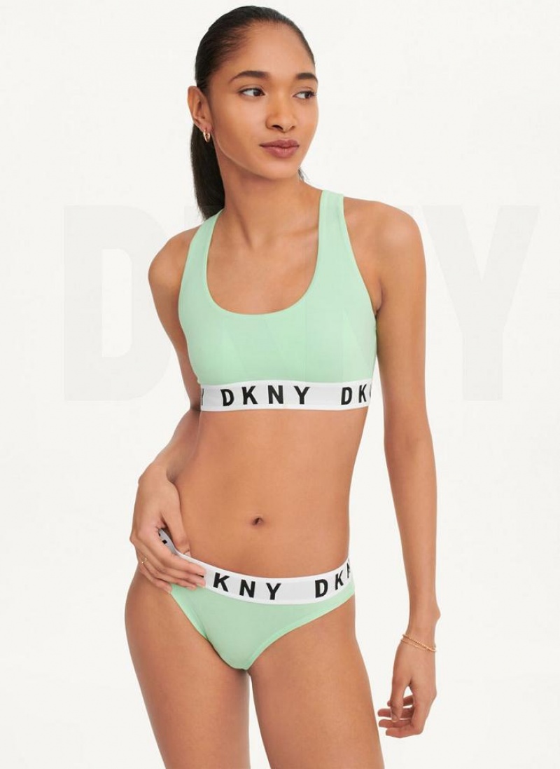 Σουτιέν DKNY Cozy Boyfriend Racerback γυναικεια πρασινο | Greece_D1338