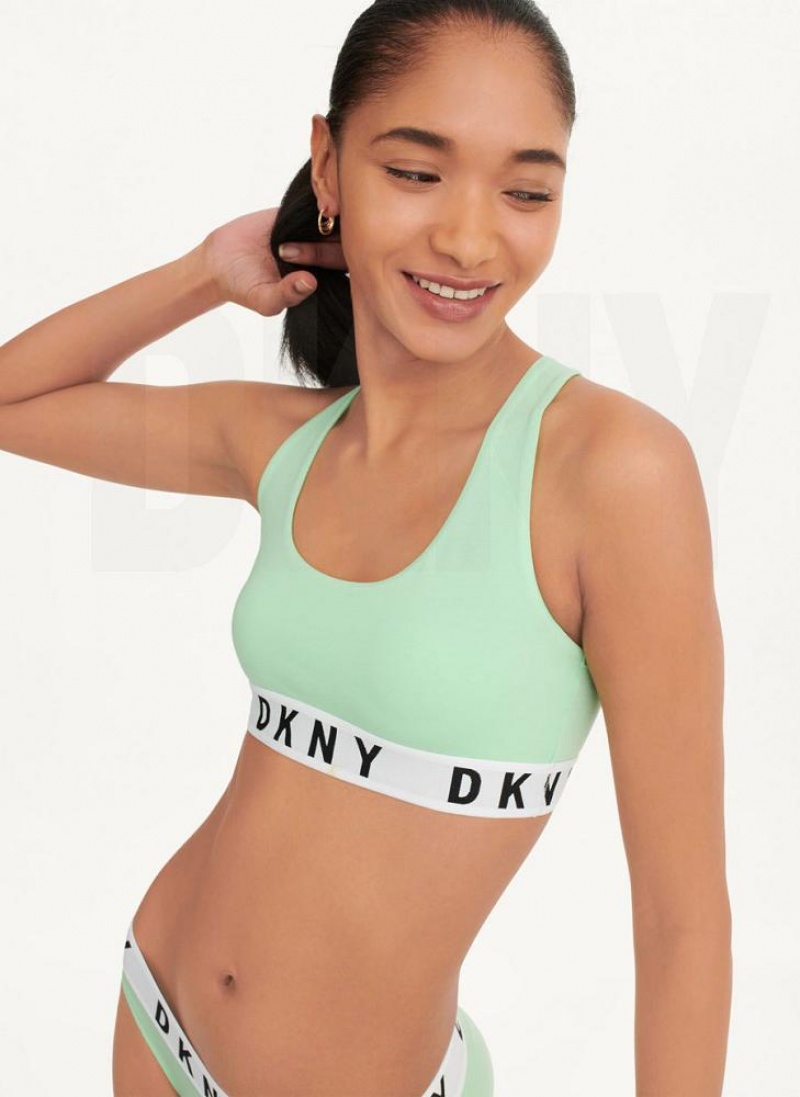 Σουτιέν DKNY Cozy Boyfriend Racerback γυναικεια πρασινο | Greece_D1338