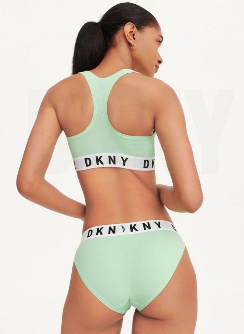 κιλότο DKNY Cozy Boyfriend Μπικίνι γυναικεια πρασινο | Greece_D1082