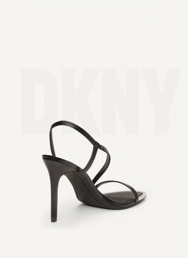 Σανδαλια DKNY Danielle strappy γυναικεια μαυρα | Greece_D0620