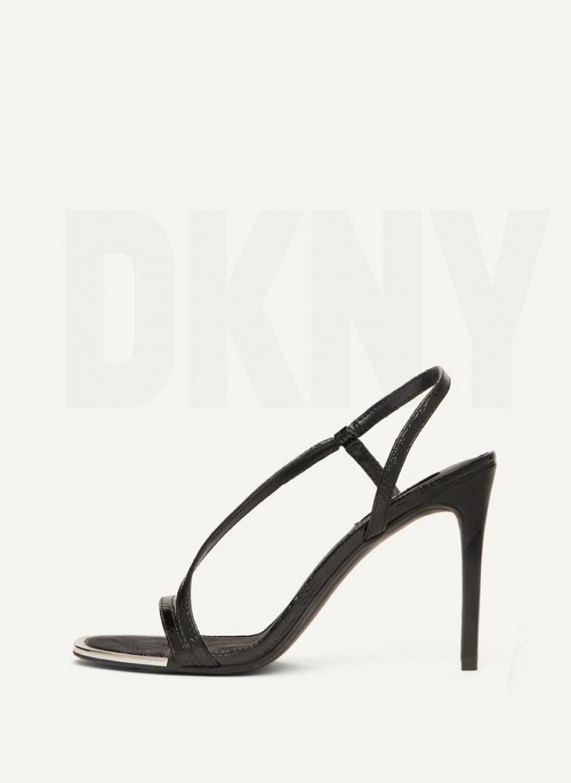 Σανδαλια DKNY Danielle strappy γυναικεια μαυρα | Greece_D0620