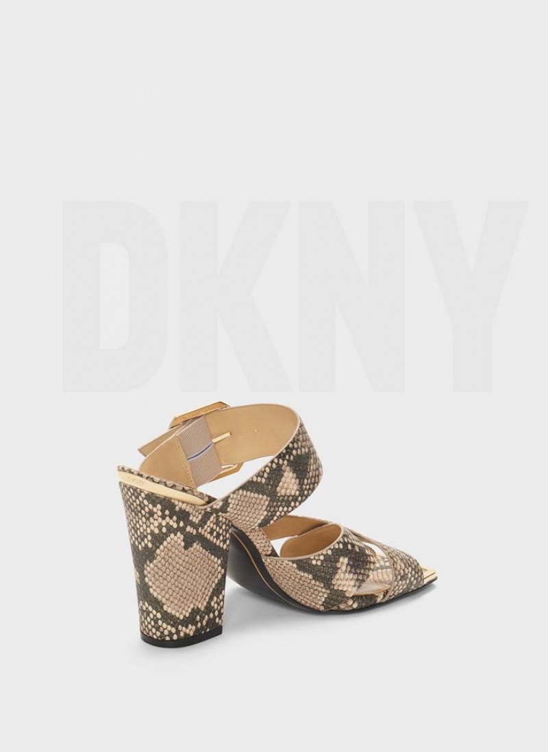 Σανδαλια DKNY Lake With πόρπης γυναικεια Snakeskin | Greece_D1420