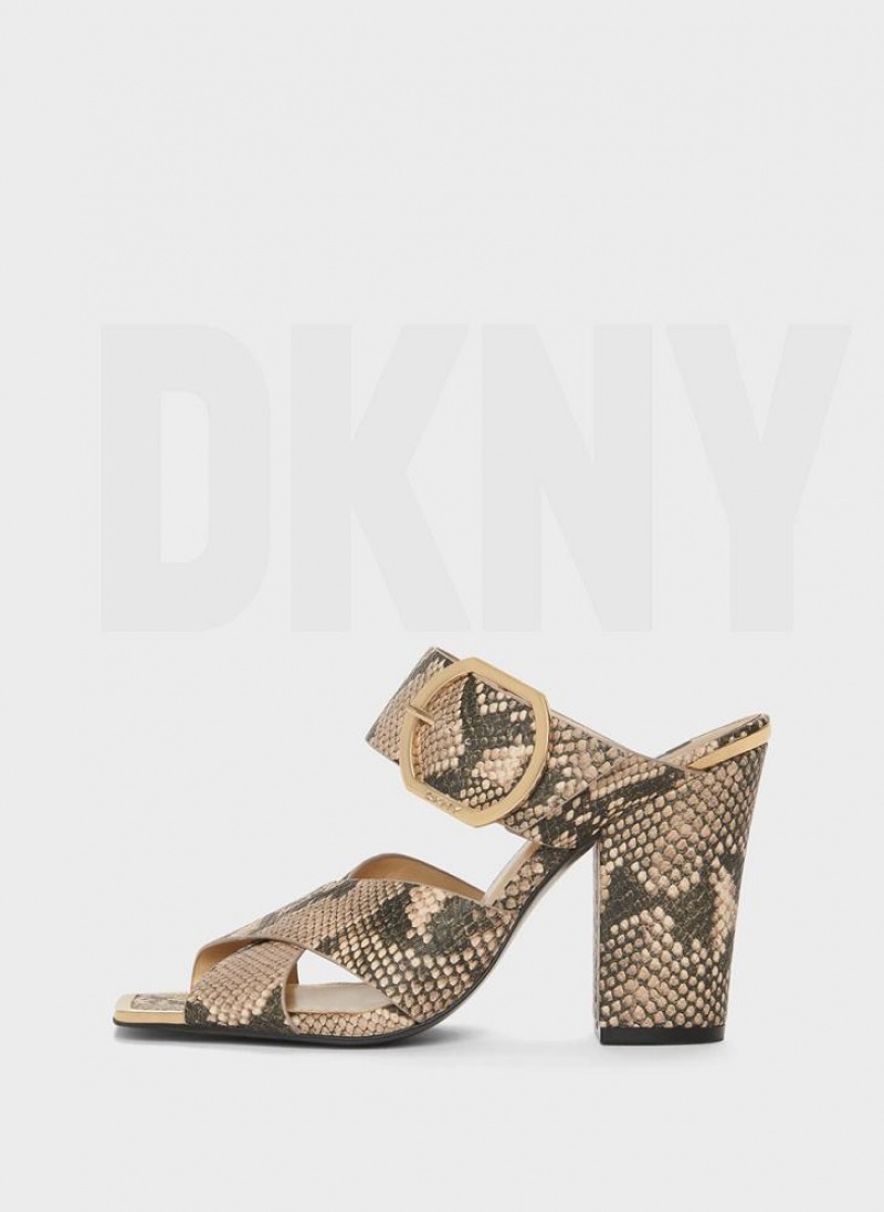 Σανδαλια DKNY Lake With πόρπης γυναικεια Snakeskin | Greece_D1420