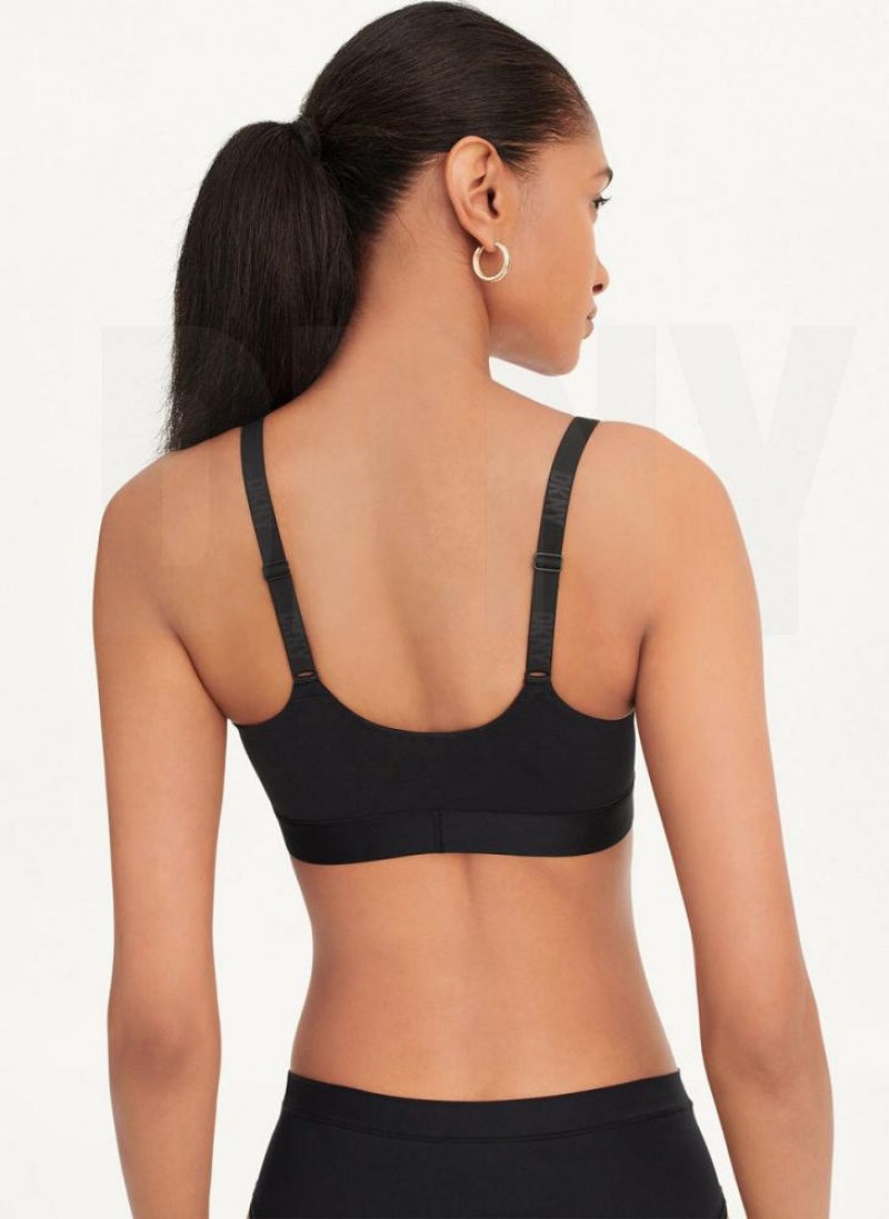 Σουτιέν DKNY Litewear Active Ανεση γυναικεια μαυρα | Greece_D0922