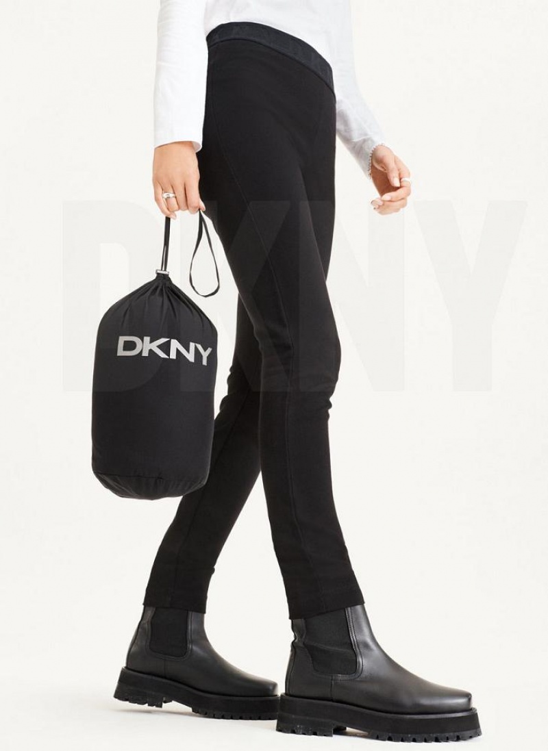 παλτό DKNY Packable Vestie Walker γυναικεια μαυρα | Greece_D0924