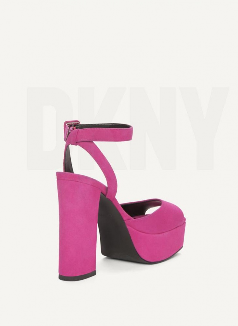 Τακούνια DKNY Party flatforms γυναικεια μωβ | Greece_D1081