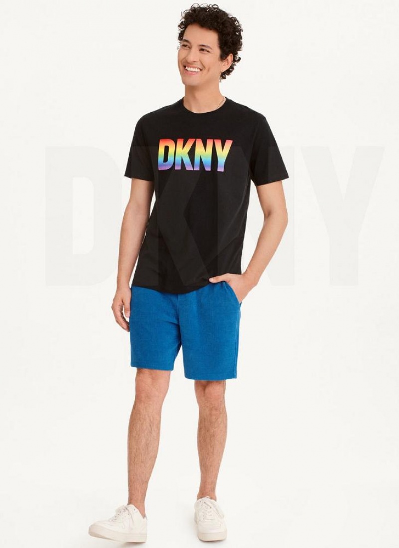 μπλουζακια DKNY Pride ανδρικα μαυρα | Greece_D1599