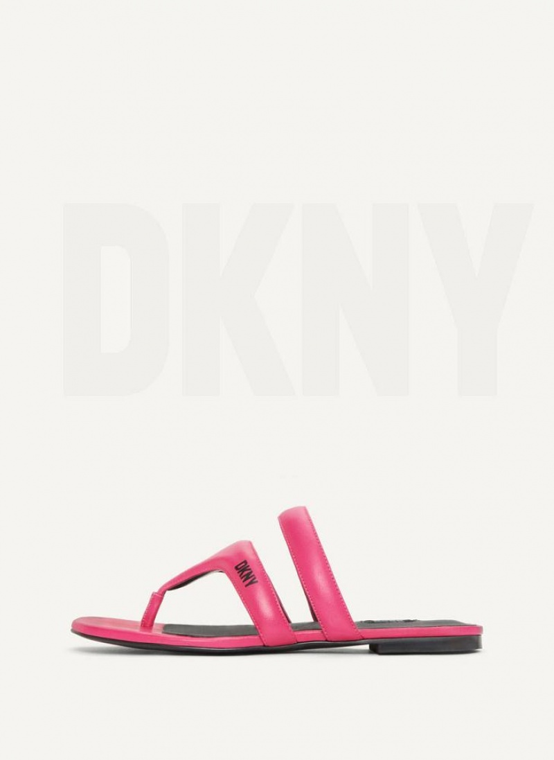 Σαγιοναρεσ DKNY Puffy λουρακια Στρινγκ γυναικεια ροζ | Greece_D0158