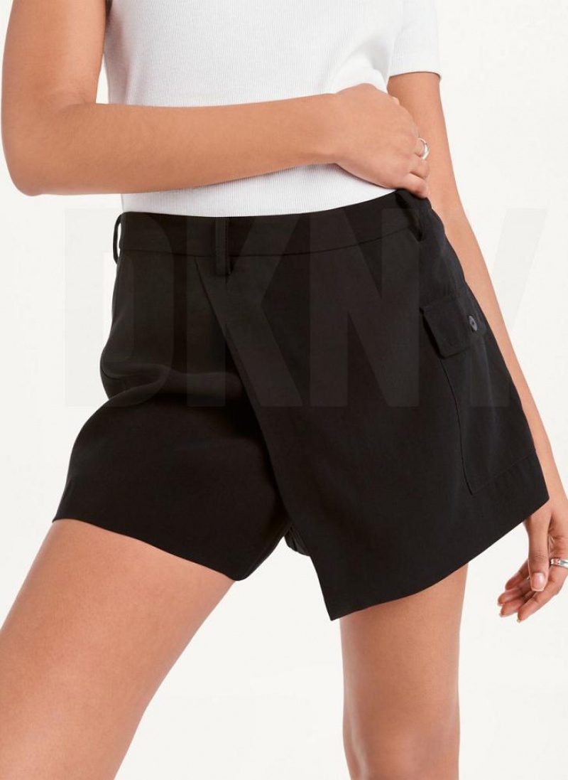 φουστεσ DKNY Skort γυναικεια μαυρα | Greece_D0542