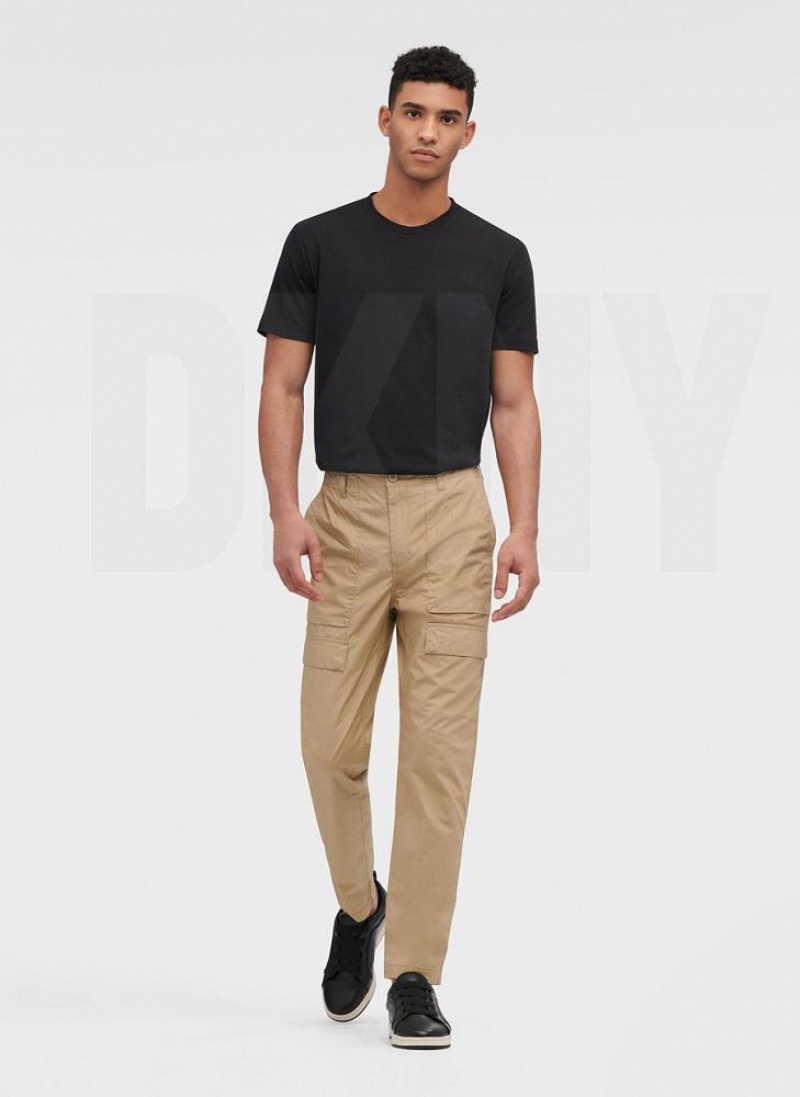 Παντελονι DKNY Slim Fit Cargo ανδρικα Χακί | Greece_D0213