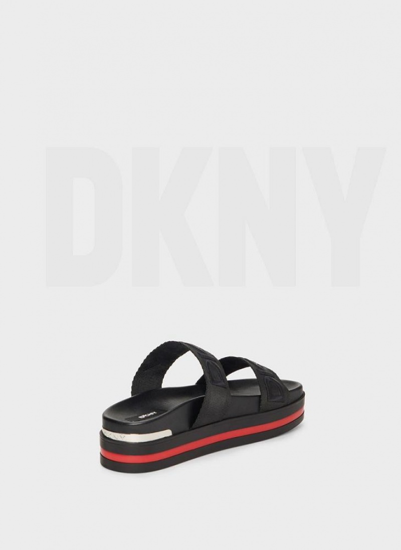 Σαγιοναρεσ DKNY Tee Double Band γυναικεια μαυρα | Greece_D0264