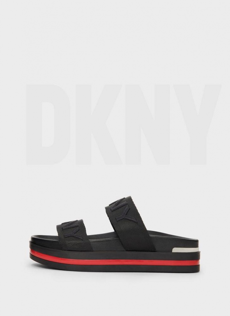 Σαγιοναρεσ DKNY Tee Double Band γυναικεια μαυρα | Greece_D0264