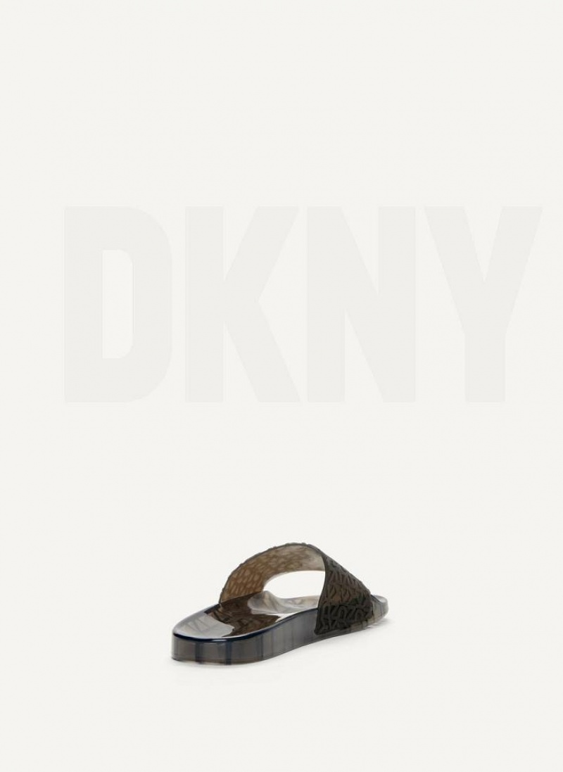 Σαγιοναρεσ DKNY Tinzli Jelly γυναικεια μαυρα | Greece_D1523