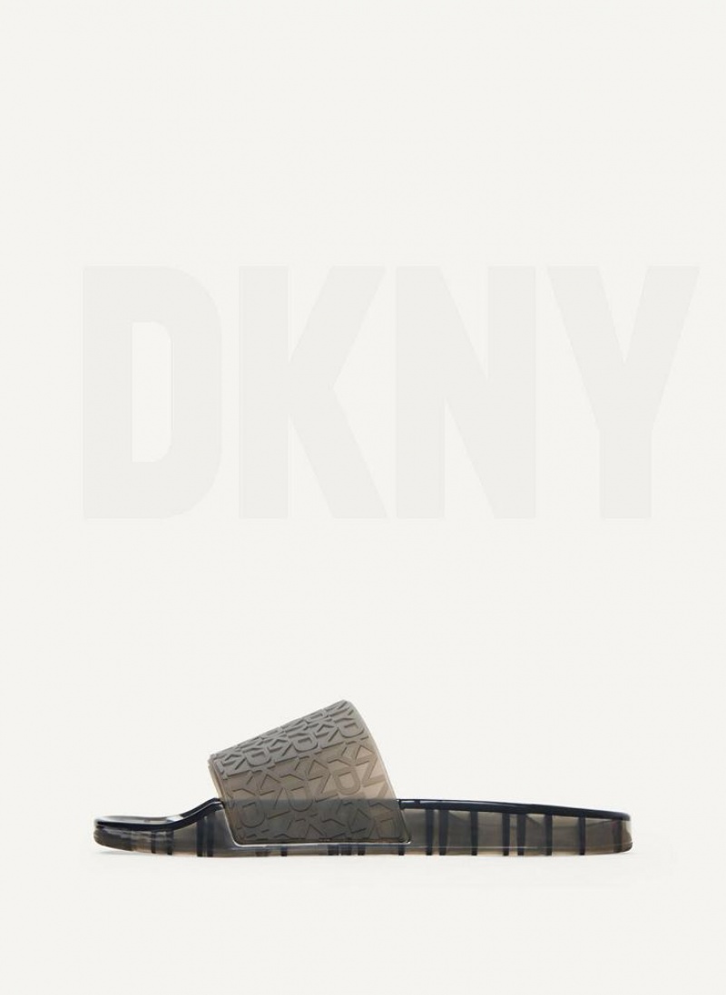 Σαγιοναρεσ DKNY Tinzli Jelly γυναικεια μαυρα | Greece_D1523